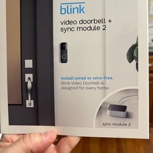 Blink Video Doorbell with Sync Model 2 included